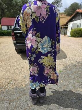 Johnny was kimono reversible  full length